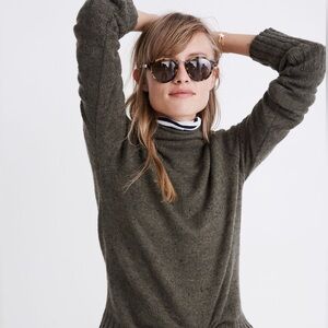 Madewell Donegal Inland Turtleneck Sweater in Coziest Yarn